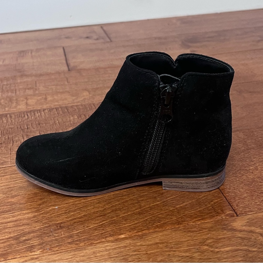 Toddler Girls Cat and Jack Opal Ankle Booties / Boots - 10 Toddler - Black - Picture 4 of 7